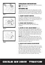 Preview for 13 page of Titan TTB287CSW Safety And Operating Manual