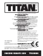 Предварительный просмотр 13 страницы Titan TTB288SDR Safety And Operating Manual