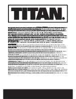 Предварительный просмотр 2 страницы Titan TTB290SDR Safety And Operating Manual