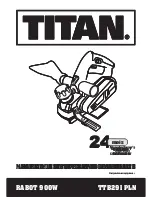 Предварительный просмотр 1 страницы Titan TTB291PLN Safety And Operating Manual