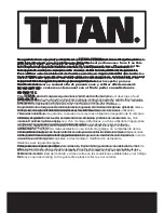 Предварительный просмотр 2 страницы Titan TTB291PLN Safety And Operating Manual