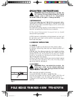 Предварительный просмотр 15 страницы Titan TTB427GTM Safety And Operating Manual