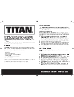 Предварительный просмотр 2 страницы Titan TTB428GDO Operating Manual