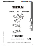 Preview for 1 page of Titan TTB541DBT Manual