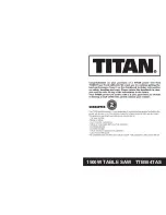 Preview for 2 page of Titan ttb554tas User Manual