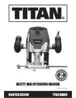 Titan TTB591ROU Safety And Operating Manual предпросмотр