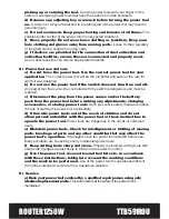 Preview for 5 page of Titan TTB591ROU Safety And Operating Manual