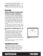 Preview for 17 page of Titan TTB591ROU Safety And Operating Manual