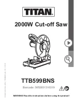 Preview for 1 page of Titan TTB599BNS Original Instructions Manual