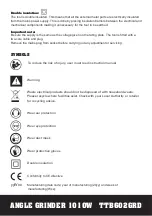 Preview for 11 page of Titan TTB602GRD Safety And Operating Manual