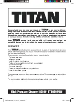 Preview for 2 page of Titan TTB669PRW Manual