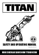 Предварительный просмотр 1 страницы Titan TTB689CSW Safety And Operating Manual