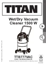 Titan TTB777VAC Manual предпросмотр