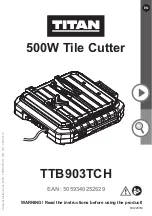 Preview for 1 page of Titan TTB903TCH Manual