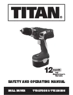 Titan TTD127DDH Safety And Operating Manual preview