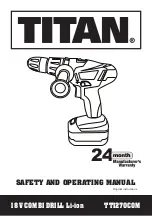 Предварительный просмотр 1 страницы Titan TTI270COM Owner'S Safety And Operating Manual