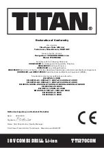 Предварительный просмотр 19 страницы Titan TTI270COM Owner'S Safety And Operating Manual