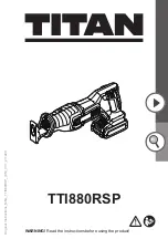 Предварительный просмотр 1 страницы Titan TTI880RSP Manual