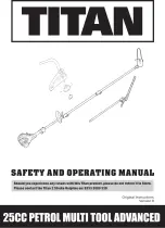 Titan TTK587GD0 Safety And Operating Manual preview