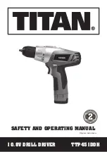 Titan TTP451DDH Operating Manual предпросмотр