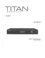 Titan TX-400 T User Manual предпросмотр