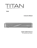 Предварительный просмотр 1 страницы Titan TX-700 H Instruction Manual