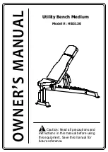 Preview for 1 page of Titanium Strength HB3130 Owner'S Manual