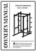 Titanium Strength XAR6630 Owner'S Manual preview