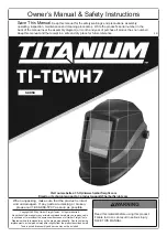 Titanium 58058 Owner'S Manual & Safety Instructions предпросмотр