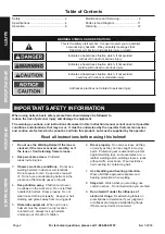 Preview for 2 page of Titanium 58058 Owner'S Manual & Safety Instructions