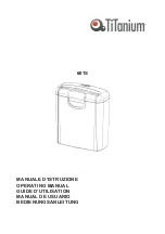 Titanium 601S Operating Manual preview