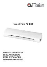 Titanium HomeOffice PL 250 Operating Manual preview