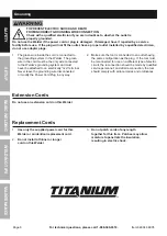 Предварительный просмотр 6 страницы Titanium MIG 140 Owner'S Manual & Safety Instructions