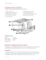 Предварительный просмотр 6 страницы Titanium TI-TO4S Instruction Manual