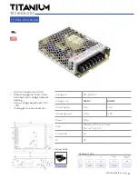 Titanium TT-PSU-IP20-100W Manual preview