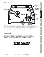 Preview for 9 page of Titanium UNLIMITED 200 Owner'S Manual