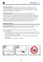 Preview for 5 page of Titaniumbaby 5963 Instructions For Use Manual