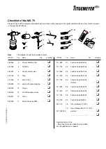 Предварительный просмотр 37 страницы Titgemeyer MS 75 Operating Instructions Manual