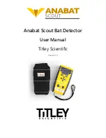 Preview for 1 page of TiTLEY Scientific Anabat Scout User Manual