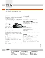 TiTLEY Scientific LED TORCH Operating Instructions preview