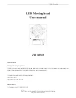 Preview for 1 page of Titon-Blue TR-M336 User Manual