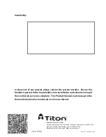 Preview for 28 page of Titon TP300A Product Manual