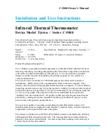 Titronics Tytron C-5000 Series Installation And User Instructions Manual preview