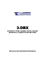 Preview for 1 page of Titus 3-DRX Installation And Operating Manual