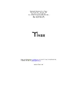 Предварительный просмотр 23 страницы Tivax MiniVu7C User Manual