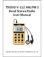 Preview for 1 page of Tivdio V-112 User Manual