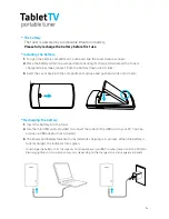 Preview for 4 page of Tivizen wDE-T010 Tablet TV User Manual