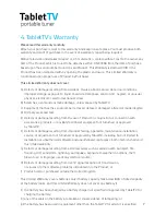 Preview for 7 page of Tivizen wDE-T010 Tablet TV User Manual