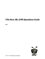 TiVo Pace XG1 Operation Manual preview