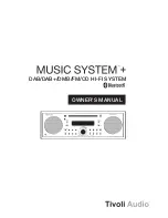 Preview for 1 page of Tivoli Audio Music System Plus Owner'S Manual